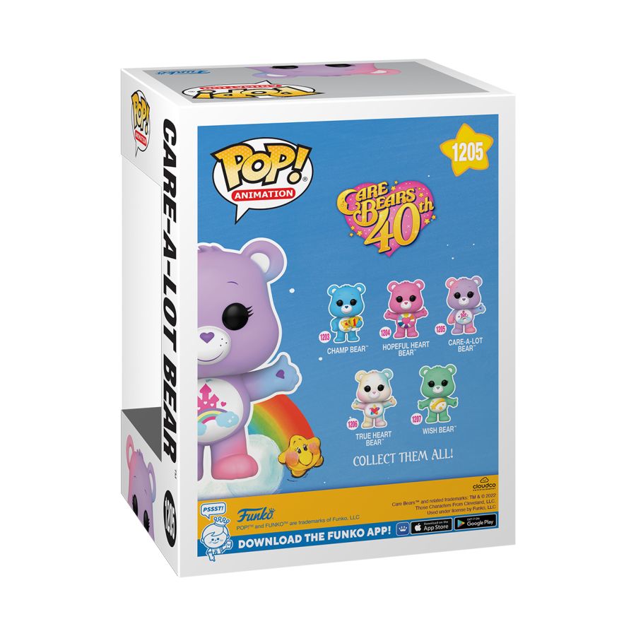 Pop Weasel - Image 3 of Care Bears 40th Anniversary - Care-a-Lot Bear (with chase) Pop! Vinyl - Funko - Pop Vinyl - Image - Pop Weasel