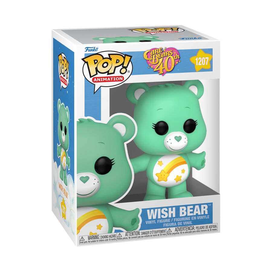 Pop Weasel - Image 2 of Care Bears 40th Anniversary - Wish Bear (with chase) Pop! Vinyl - Funko - Pop Vinyl - Image - Pop Weasel