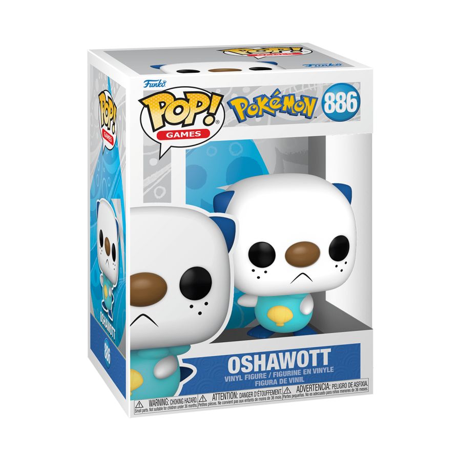 Pop Weasel - Image 3 of Pokemon - Oshawott Pop! Vinyl [RS] - Funko - Pop Vinyl - Image - Pop Weasel