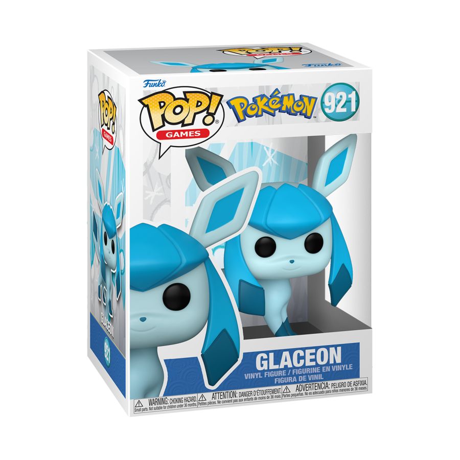 Pop Weasel - Image 3 of Pokemon - Glaceon Pop! Vinyl [RS] - Funko - Pop Vinyl - Image - Pop Weasel