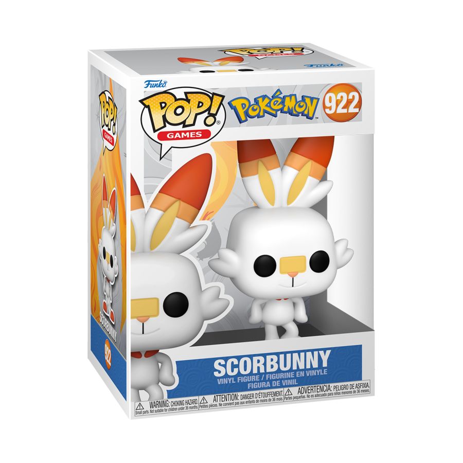 Pop Weasel - Image 3 of Pokemon - Scorbunny Pop! Vinyl [RS] - Funko - Pop Vinyl - Image - Pop Weasel