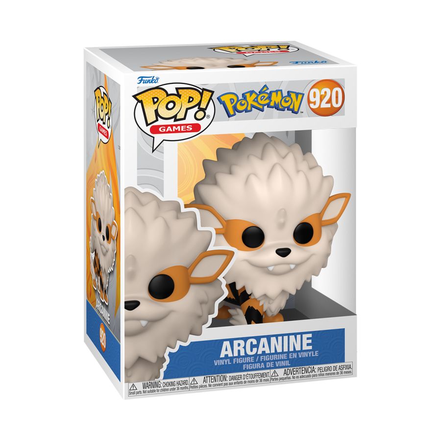 Pop Weasel - Image 3 of Pokemon - Arcanine Pop! Vinyl [RS] - Funko - Pop Vinyl - Image - Pop Weasel