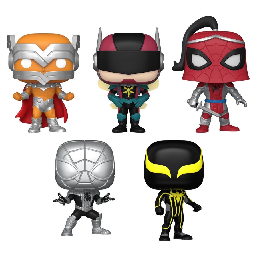 Pop Weasel - Image 2 of Marvel: Year of the Spider - Spider-Man US Exclusive Pop! 5-Pack [RS] - Funko - Pop Vinyl - Image - Pop Weasel