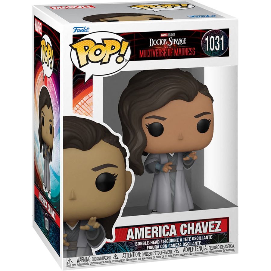 Pop Weasel - Image 2 of Doctor Strange 2: Multiverse of Madness - America Chavez in Cloak Pop! Vinyl - Funko - Pop Vinyl - Image - Pop Weasel