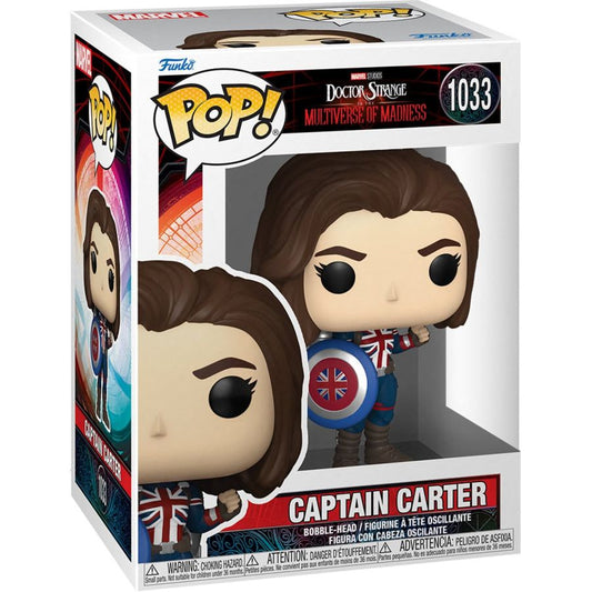 Pop Weasel - Image 2 of Doctor Strange 2: Multiverse of Madness - Captain Carter Pop! Vinyl - Funko