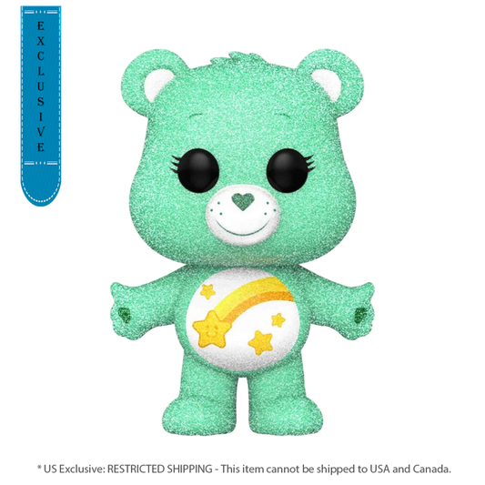 Pop Weasel Image of Care Bears 40th Anniversary - Wish Bear Diamond Glitter US Exclusive Pop! Vinyl [RS] - Funko