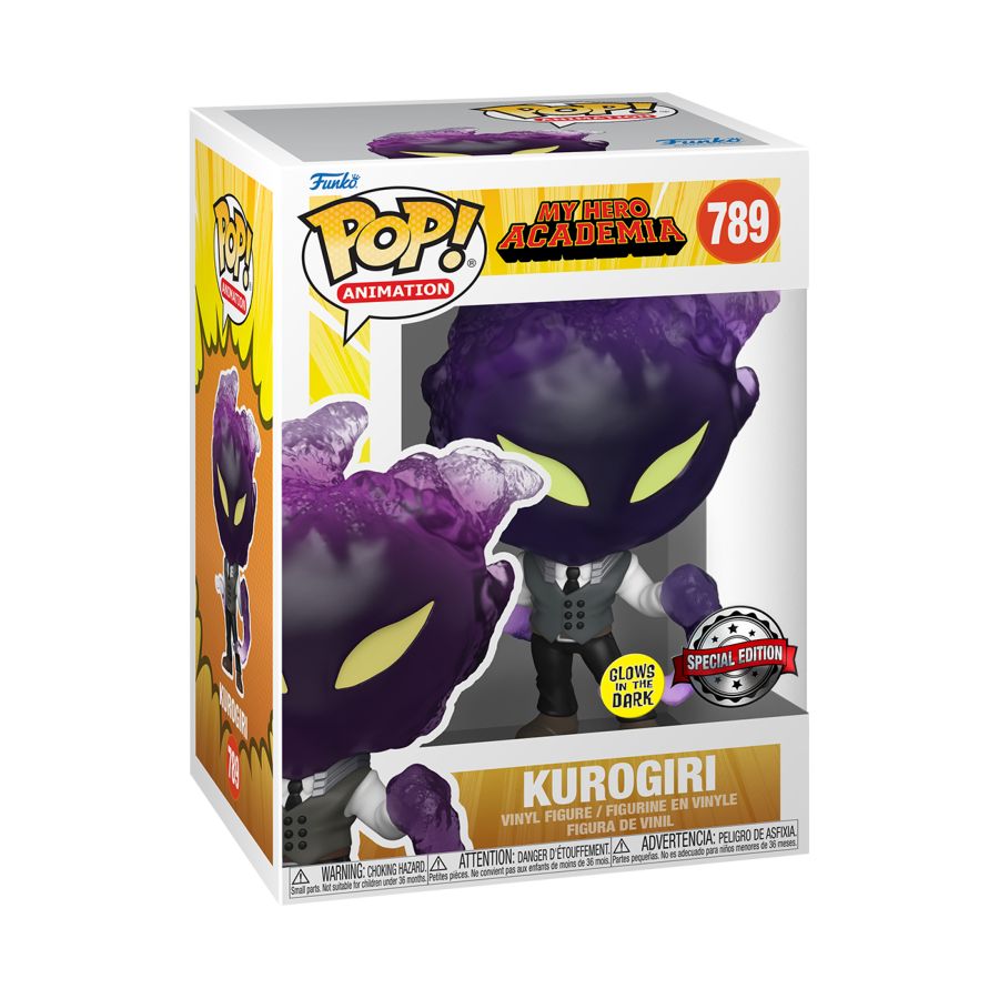 Pop Weasel - Image 2 of My Hero Academia - Kurogiri Glow US Exclusive Pop! Vinyl [RS] - Funko - Pop Vinyl - Image - Pop Weasel