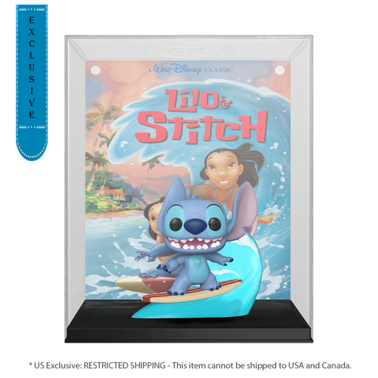 Pop Weasel Image of Lilo & Stitch - Stitch Surfing US Exclusive Pop! VHS Cover [RS] - Funko