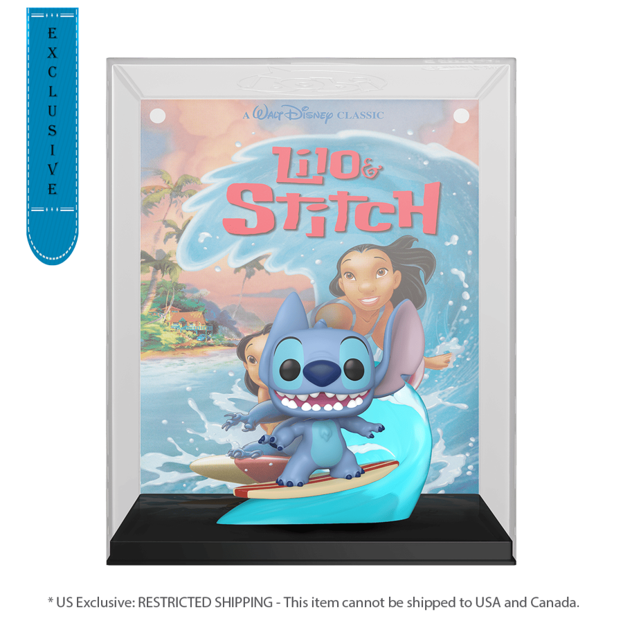 Pop Weasel Image of Lilo & Stitch - Stitch Surfing US Exclusive Pop! VHS Cover [RS] - Funko - Pop Vinyl - Image - Pop Weasel