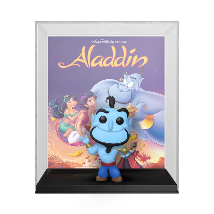 Pop Weasel - Image 2 of Aladdin (1992) - Genie US Exclusive Pop! VHS Cover [RS] - Funko - Pop Vinyl - Image - Pop Weasel