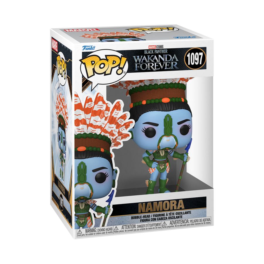 Pop Weasel - Image 2 of Black Panther 2: Wakanda Forever - Namora Pop! Vinyl - Funko - Pop Vinyl - Image - Pop Weasel