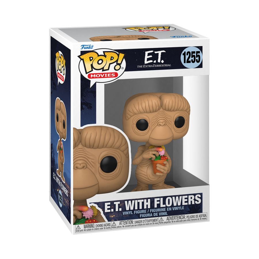 Pop Weasel - Image 2 of E.T. the Extra-Terrestrial - E.T. with Flowers Pop! Vinyl - Funko - Pop Vinyl - Image - Pop Weasel