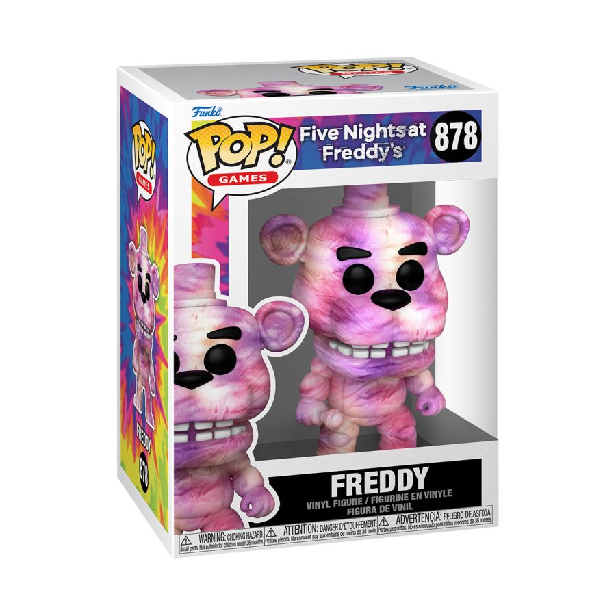 Pop Weasel - Image 2 of Five Nights at Freddy's - Freddy Tie Dye Pop! Vinyl - Funko - Pop Vinyl - Image - Pop Weasel