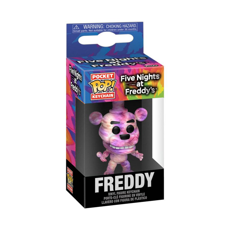 Pop Weasel - Image 2 of Five Nights at Freddy's - Freddy Tie Dye Pocket Pop! Keychain - Funko