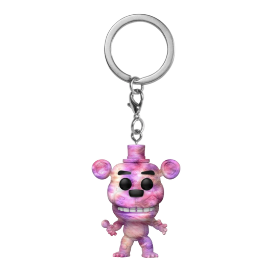 Pop Weasel Image of Five Nights at Freddy's - Freddy Tie Dye Pocket Pop! Keychain - Funko