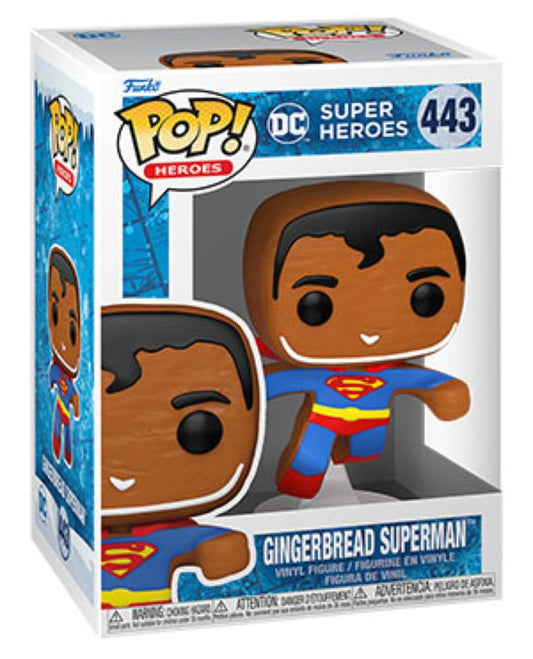 Pop Weasel - Image 2 of DC Comics - Gingerbread Superman Pop! Vinyl - Funko