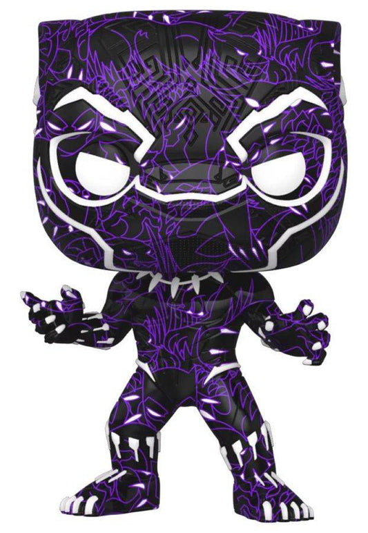 Pop Weasel Image of Black Panther (2018) - Black Panther (Artist) US Exclusive Pop! Vinyl with Protector [RS] - Funko