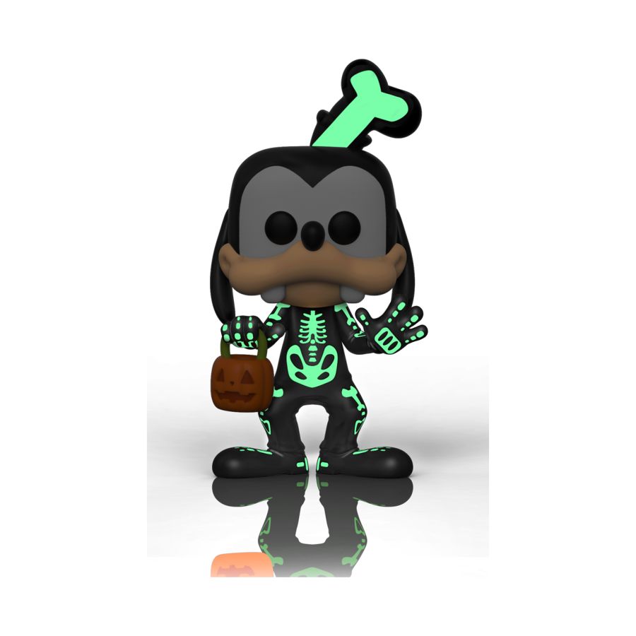 Pop Weasel - Image 4 of Disney - Goofy Skeleton Glow US Exclusive Pop! Vinyl [RS] - Funko - Pop Vinyl - Image - Pop Weasel