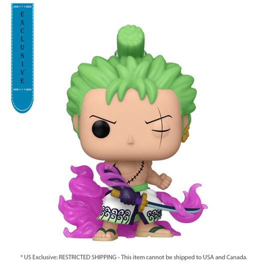 One Piece - Zoro with Enma US Exclusive Glow Pop! Vinyl [RS] - Funko