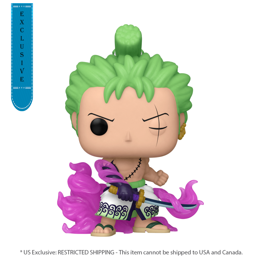 One Piece - Zoro with Enma US Exclusive Glow Pop! Vinyl [RS] - Funko - Pop Vinyl - Image - Pop Weasel