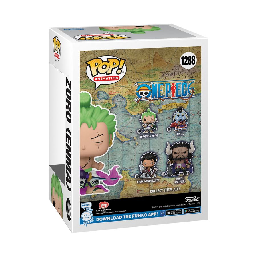 Image Pop Weasel - Image 5 of One Piece - Zoro with Enma US Exclusive Glow Pop! Vinyl [RS] - Funko - Pop Vinyl - Image - Pop Weasel