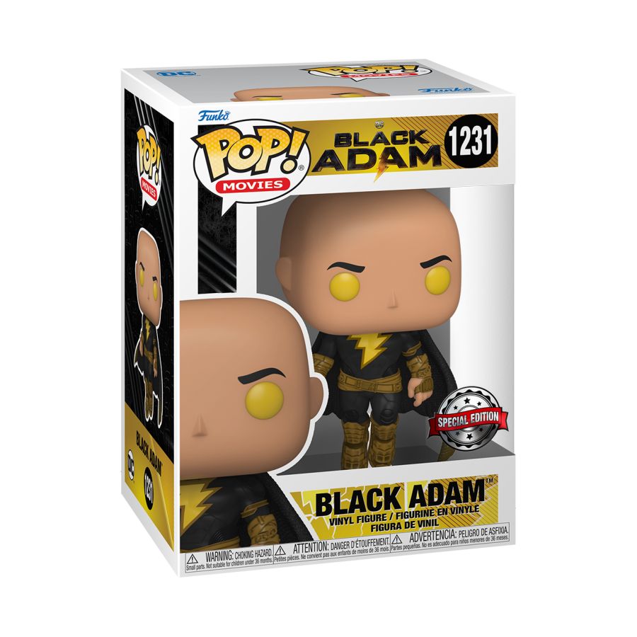 Pop Weasel - Image 3 of Black Adam (2022) - Black Adam Glow US Exclusive Pop! Viynl [RS] - Funko - Pop Vinyl - Image - Pop Weasel