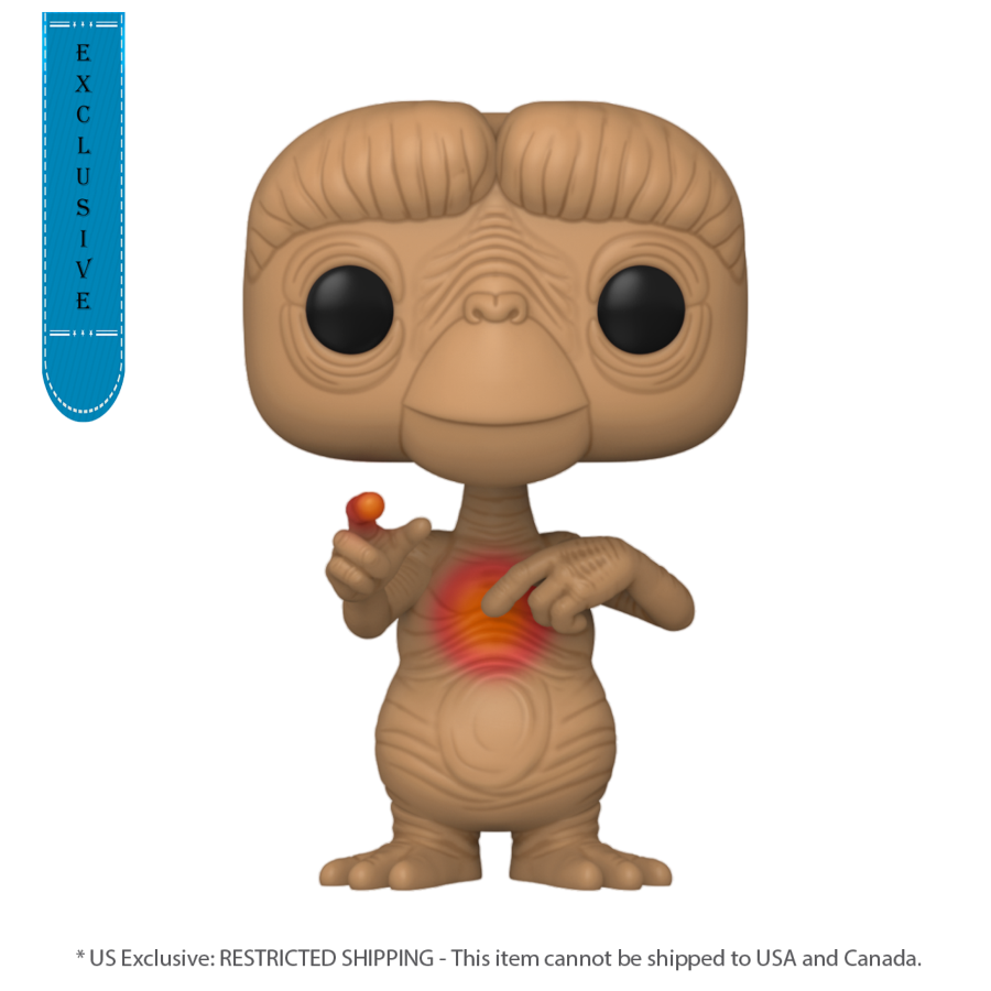 Pop Weasel Image of E.T. the Extra-Terrestrial - E.T. Glow Heart US Exclusive Pop! Vinyl [RS] - Funko - Pop Vinyl - Image - Pop Weasel