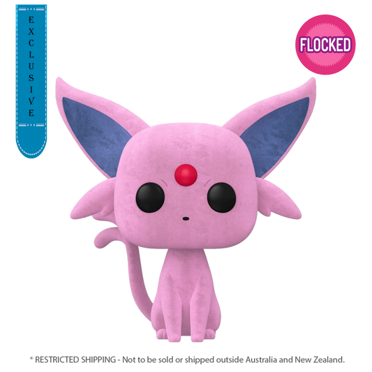 Pop Weasel Image of Pokemon - Espeon Flocked Pop! Vinyl [RS] - Funko