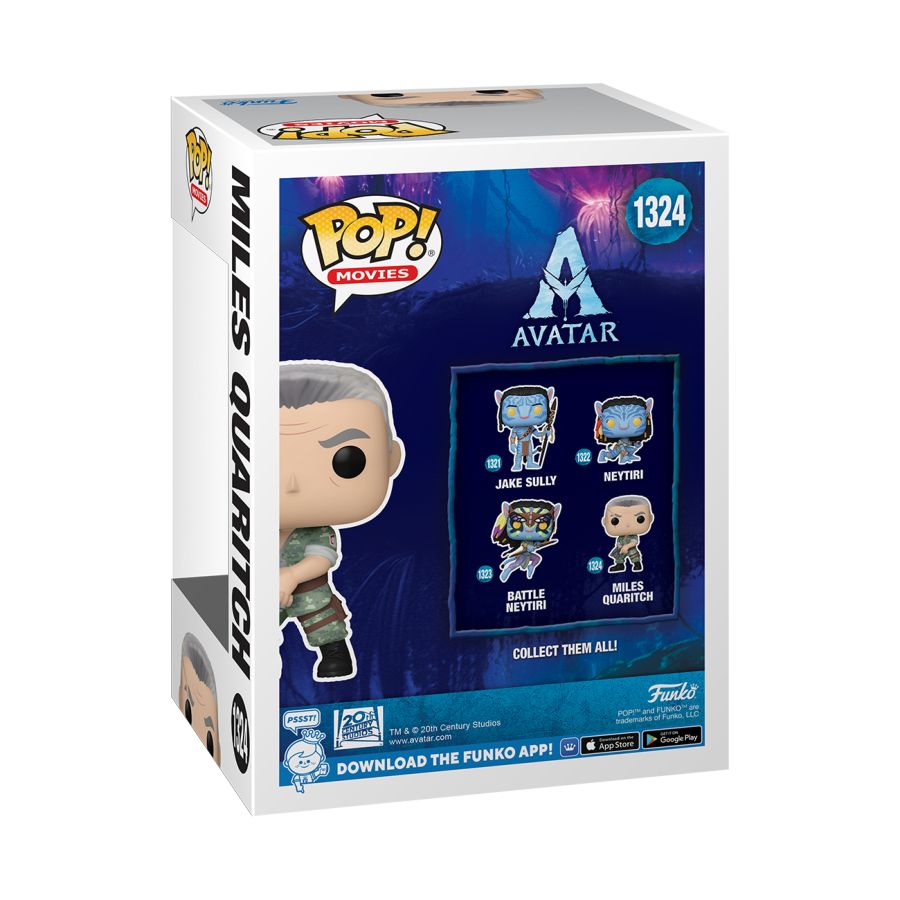 Pop Weasel - Image 3 of Avatar (2009) - Miles Quaritch Pop! Vinyl - Funko