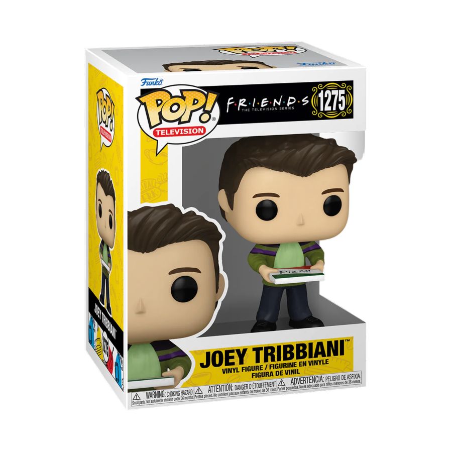 Pop Weasel - Image 2 of Friends - Joey with Pizza Pop! Vinyl - Funko