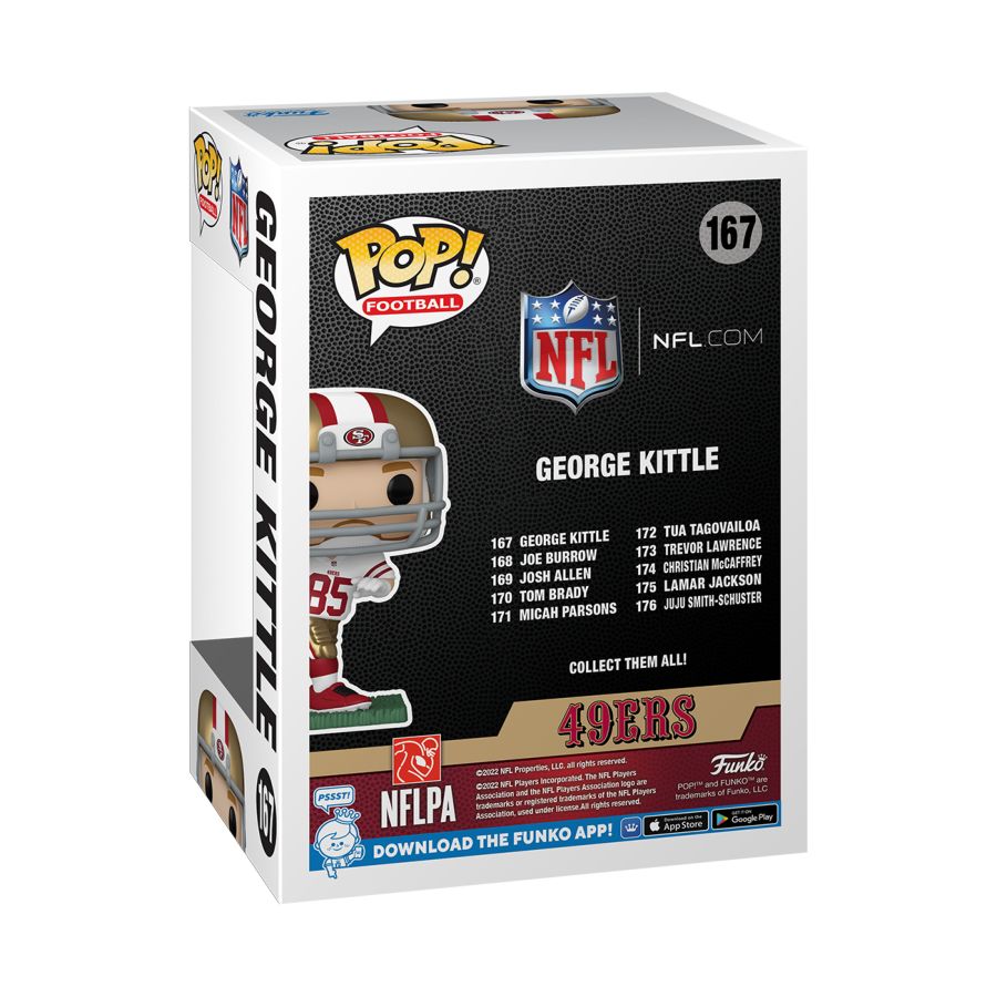 Pop Weasel - Image 3 of NFL: 49ers - George Kittle Pop! Vinyl - Funko - Pop Vinyl - Image - Pop Weasel