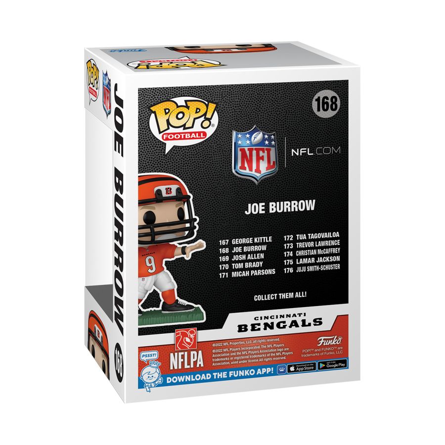 Pop Weasel - Image 3 of NFL: Bengals - Joe Burrow Pop! Vinyl - Funko - Pop Vinyl - Image - Pop Weasel