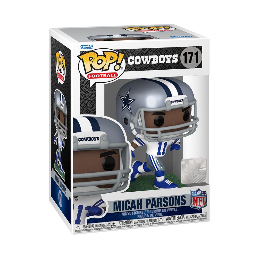 Pop Weasel - Image 2 of NFL: Cowboys - Micah Parsons (Away Uniform) Pop! Vinyl - Funko - Pop Vinyl - Image - Pop Weasel