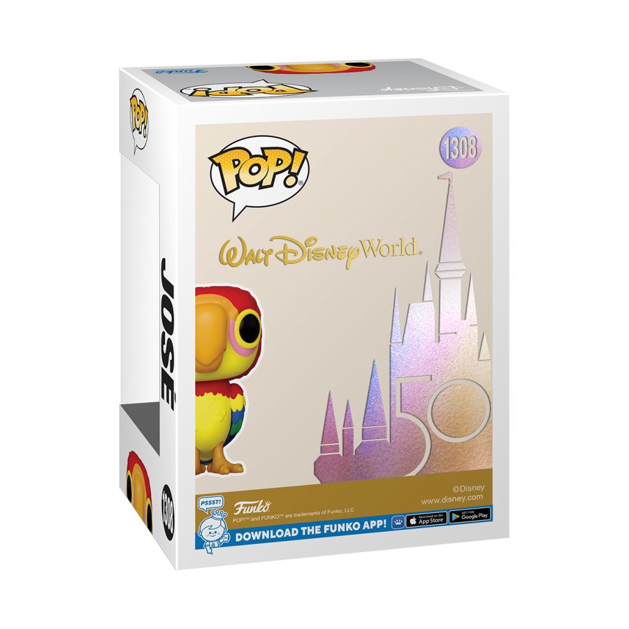 Pop Weasel - Image 3 of Disney World 50th Anniversary - Parrot Jose Pop! Vinyl - Funko - Pop Vinyl - Image - Pop Weasel