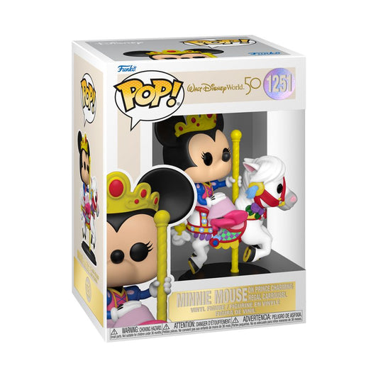 Pop Weasel - Image 2 of Disney World 50thAnniversary - Minnie Carrousel Pop! Vinyl - Funko