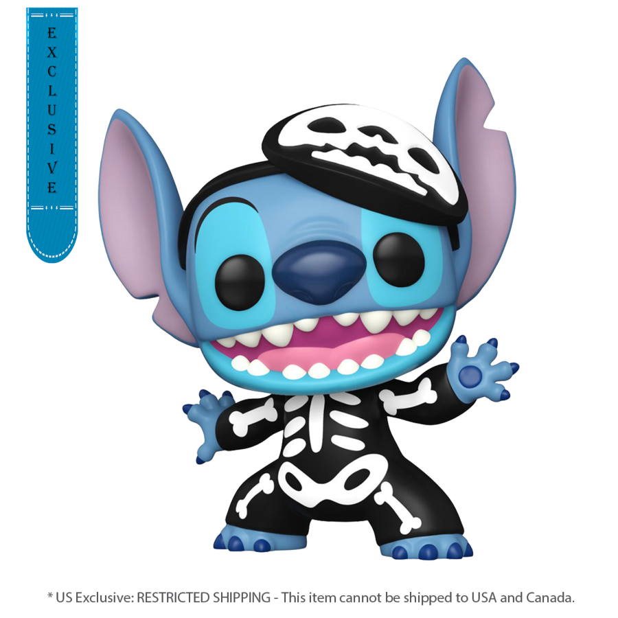 Pop Weasel Image of Lilo and Stitch - Skeleton Stitch (with chase) US Exclusive Pop! Vinyl [RS] - Funko - Pop Vinyl - Image - Pop Weasel