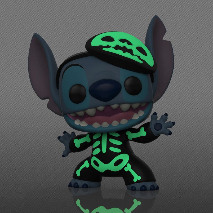 Pop Weasel - Image 4 of Lilo and Stitch - Skeleton Stitch (with chase) US Exclusive Pop! Vinyl [RS] - Funko - Pop Vinyl - Image - Pop Weasel