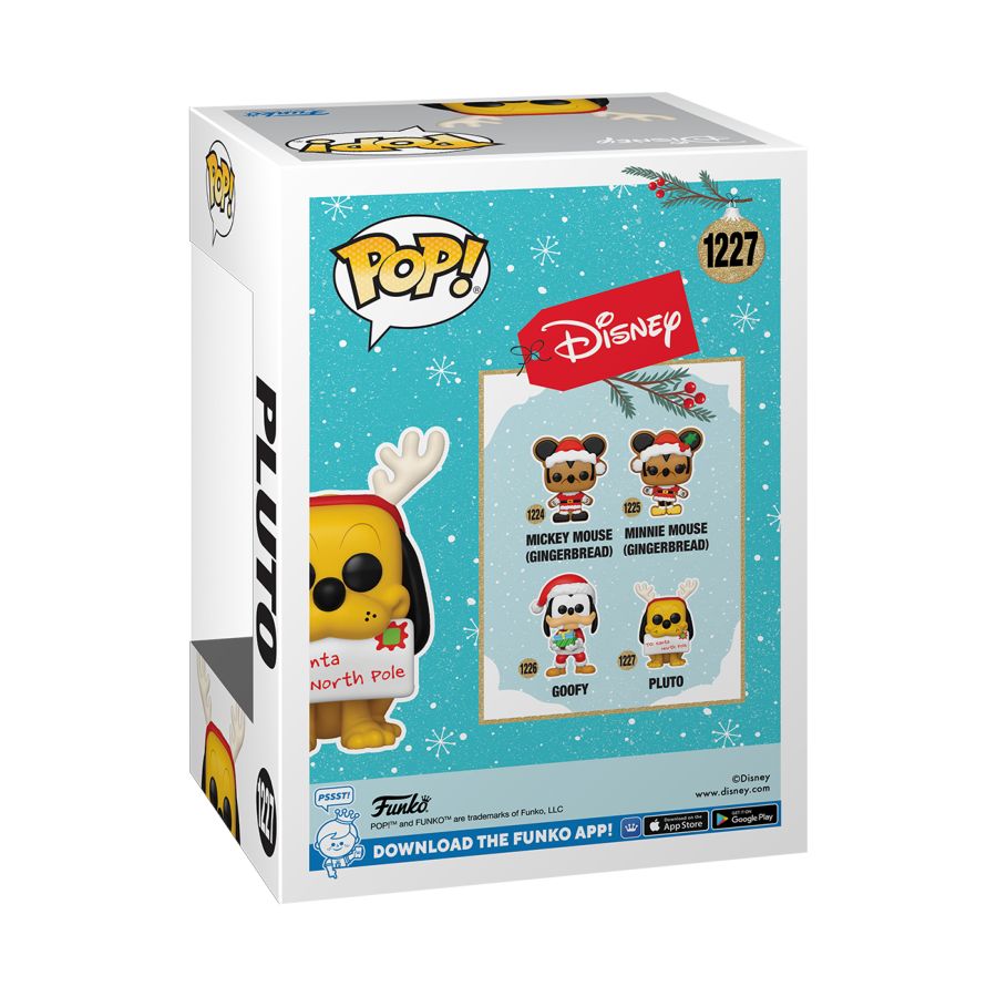 Pop Weasel - Image 4 of Disney - Pluto Holiday US Exclusive Flocked Pop! Vinyl [RS] - Funko - Pop Vinyl - Image - Pop Weasel