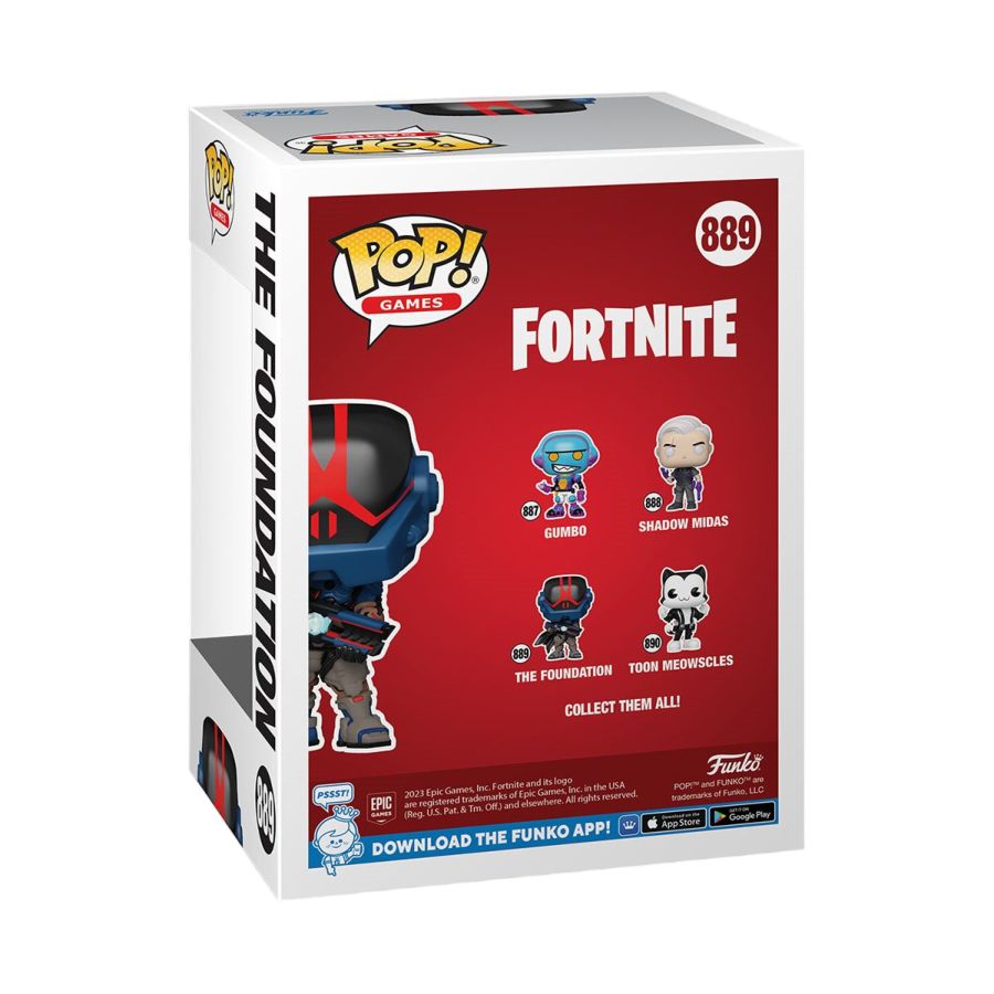 Pop Weasel - Image 3 of Fortnite - The Foundation Pop! Vinyl - Funko - Pop Vinyl - Image - Pop Weasel