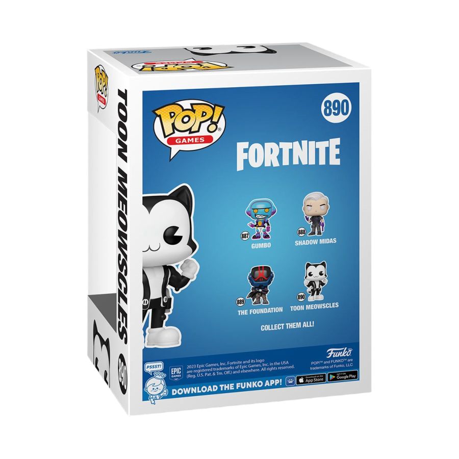 Pop Weasel - Image 3 of Fortnite - Toon Meowscles Pop! Vinyl - Funko - Pop Vinyl - Image - Pop Weasel