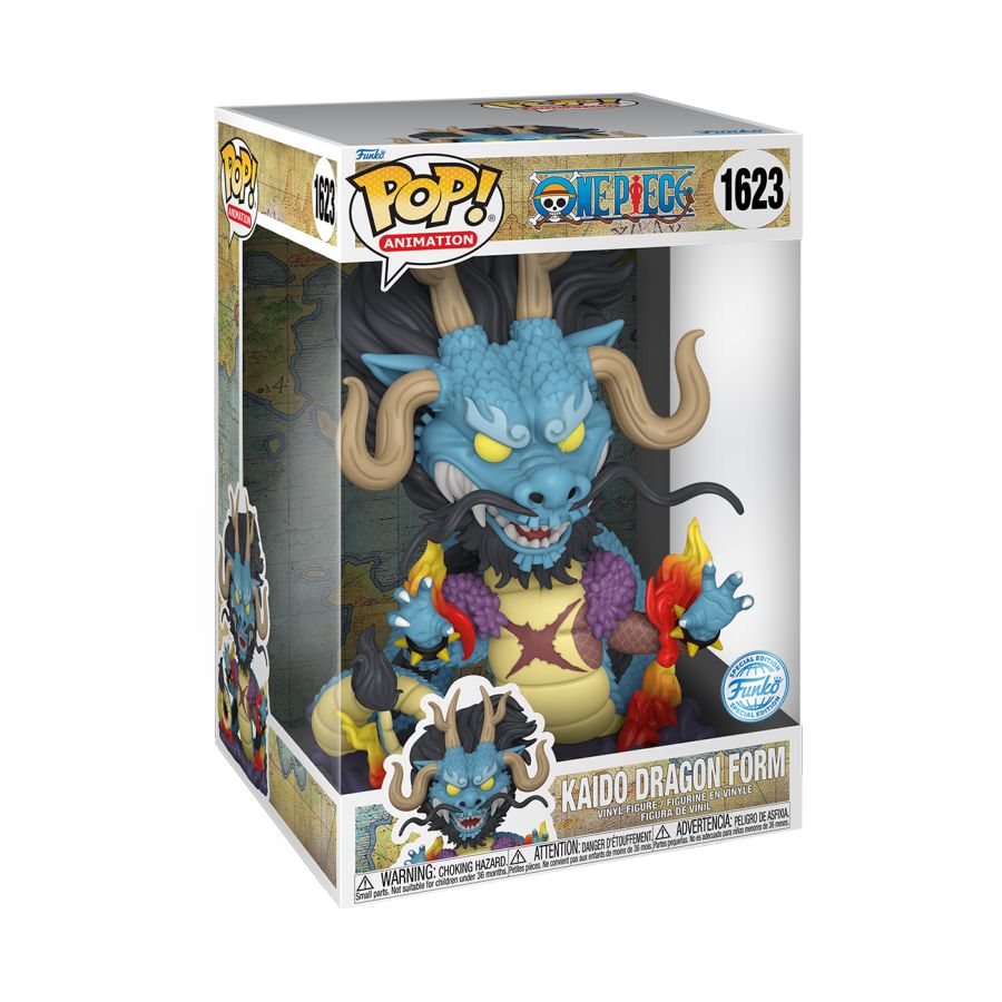 Pop Weasel - Image 3 of One Piece - Kaido (Dragon Form) US Exclusive 12.35" Pop! Vinyl [RS] - Funko