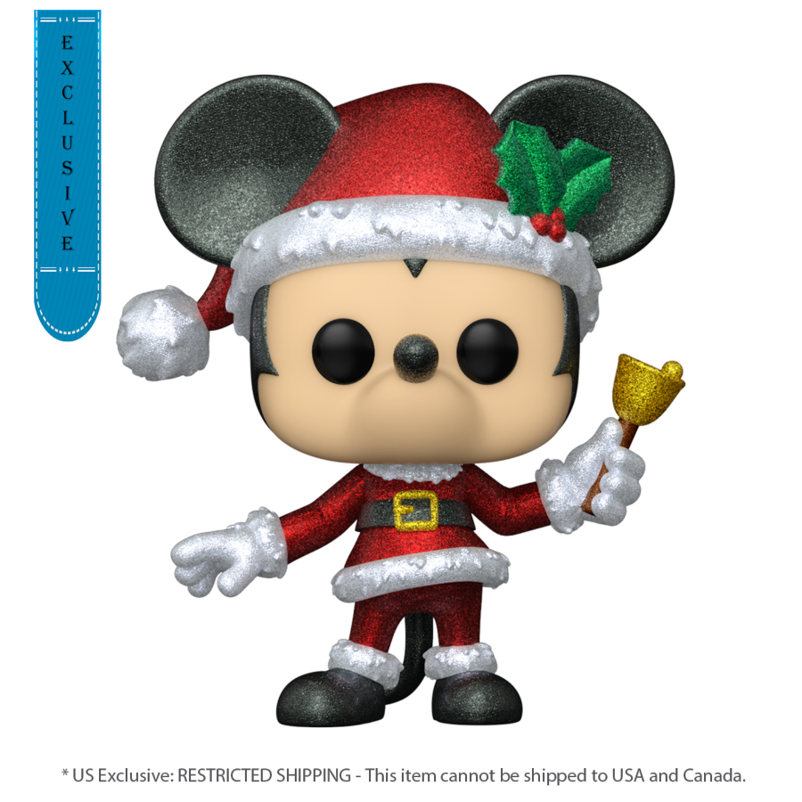 Pop Weasel Image of Disney - Mickey Holiday Diamond Glitter US Exclusive Pop! Vinyl [RS] - Funko - Pop Vinyl - Image - Pop Weasel