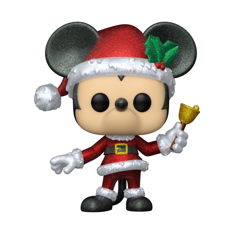 Pop Weasel - Image 2 of Disney - Mickey Holiday Diamond Glitter US Exclusive Pop! Vinyl [RS] - Funko - Pop Vinyl - Image - Pop Weasel