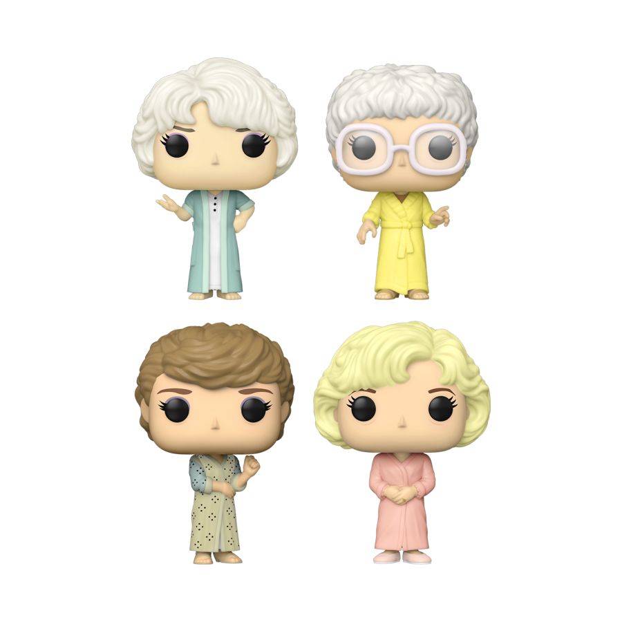 Pop Weasel Image of Golden Girls - Golden Girls in Robes US Exclusive Pop! 4-Pack [RS] - Funko - Pop Vinyl - Image - Pop Weasel