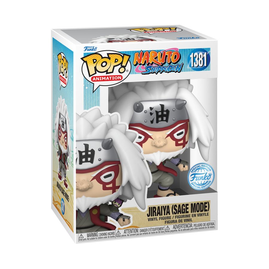 Pop Weasel - Image 3 of Naruto - Sage Mode Jiraiya US Exclusive Pop! Vinyl [RS] - Funko - Pop Vinyl - Image - Pop Weasel