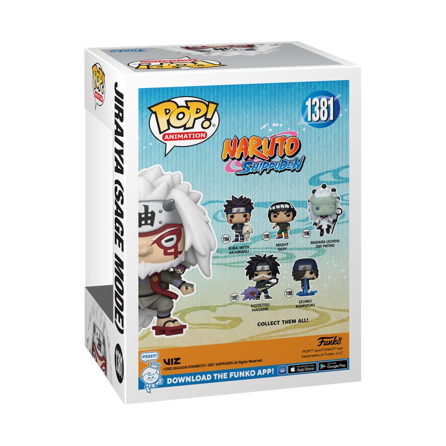 Pop Weasel - Image 4 of Naruto - Sage Mode Jiraiya US Exclusive Pop! Vinyl [RS] - Funko - Pop Vinyl - Image - Pop Weasel