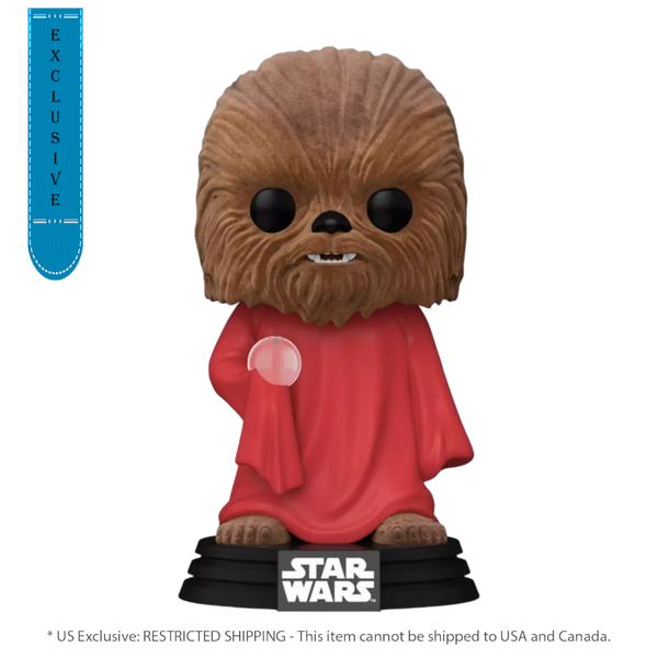 Pop Weasel Image of Star Wars - Chewbacca with Robe Flocked US Exclusive Pop! Vinyl [RS] - Funko