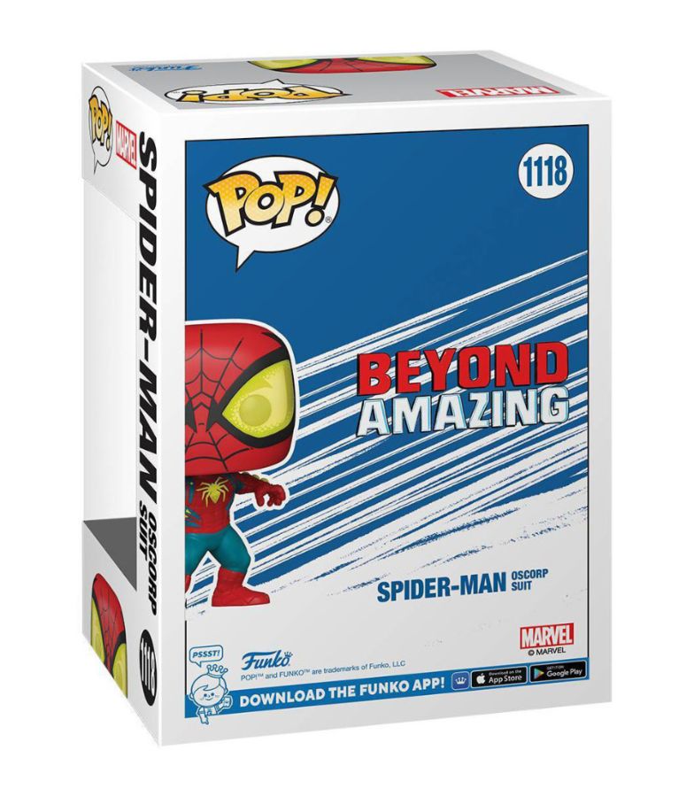 Pop Weasel - Image 3 of Marvel Comics - Spider-Man Oscorp Suit US Exclusive Pop! Vinyl [RS] - Funko