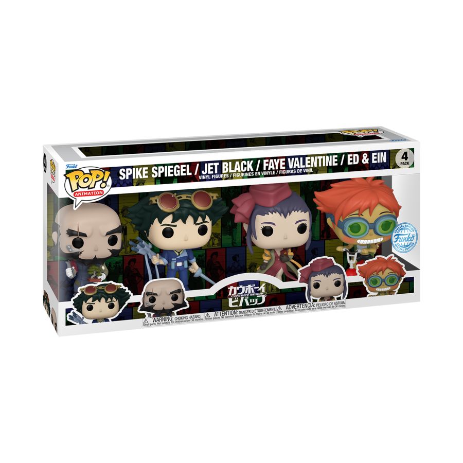 Pop Weasel - Image 2 of Cowboy Bebop - Bebop US Exclusive Pop! 4-Pack [RS] - Funko - Pop Vinyl - Image - Pop Weasel