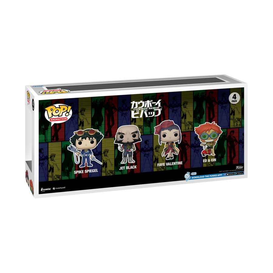 Pop Weasel - Image 3 of Cowboy Bebop - Bebop US Exclusive Pop! 4-Pack [RS] - Funko - Pop Vinyl - Image - Pop Weasel